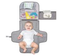 Portable Diaper Changing, Outdoor Folding, 11.81x7.09x1.57 Inches, Changing Pad Fits Easily in Diaper Bags or Strollers, Reusable Compact, Waterproof Changing Pad, Waterproof Diaper