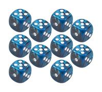 Portable Dice Set, 6 Sided Acrylic Dice, 0.47x0.47in Rounded Corners and Lightweight Design, Games Accessories for Family Gatherings, Competitions, Leisure Entertainment
