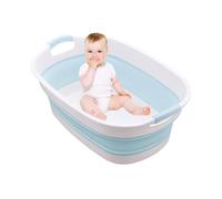 Portable Dog Bathtub - Folding Tub, Drainage Hole Accessory, Small Pet Station | Lightweight Bathing Tool, for Puppy Home Outdoor Travel Use Session Cleanup Routine