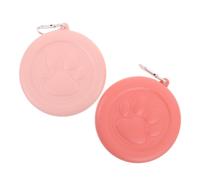Portable Dog Feeding Bowl with Snack Box Durable PP Dual Water Food Tray