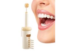 Portable Double Sided Tongue Scraper With Replaceable Heads