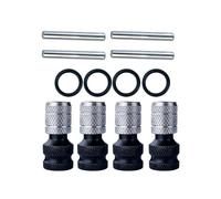 Portable Drill Adapter, Bit Socket Chuck Extension, 3/8 Air Hammer Socket Adapter with Secure Fit, Hardened Steel Ratchet Connector with High Torque, Automotive Construction Furniture Tool Accessory