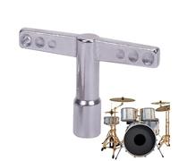 Portable Drum Tuning Key, Alloy Drum Wrench, Standard Size Metal Key with Precise Fit, Tuner Tool, Accessory with Compact Design, Percussion Equipment for Acoustic Electronic Drums