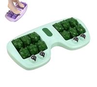 Portable Dual Foot Massage Roller, 2025 Best Dual Foot Roller Acupressure Massager for Plantar Fasciitis, Improved Circulation,Relaxing Gifts for Home Office Use (orange)
