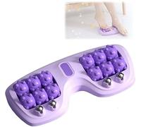 Portable Dual Foot Massage Roller,2025 New Foot Roller Massager Plantar Fasciitis, Foots massage roller, Portable Reflexology Tool for Home & Office, Say Goodbye to Tired Feet (Purple)