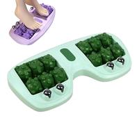 Portable Dual Foot Massage Roller,3-in-1 Foot Massager for Plantar Fasciitis,dual Feet Massager Roller, Feet Massagers for Pain and Circulation, Deep Tissue Muscle Massage for Home and Office -Green