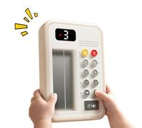 Portable Educational Toy With Suction Cup Sensory Activity Board | Elevator Toy Features With Sound And Light Portable Educational Toy Design Delivering Engaging Sensory Fun Action