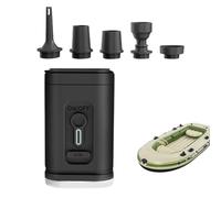 Portable Electric Air Pump with Led Light, Cordless Usb-C Inflator for Camping Gear, Compact Air Compressor for Beds, Floats, Storage Bags, and Outdoor Travel, 1 Set