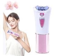 Portable Electric Epilator With Led Light,Wireless Facial Epilator For Women,Hair Remover For Face,Lady Shaver,Hair Removal Device For All Skin,Smooth Glide Epilators For All Body Parts (1 item)