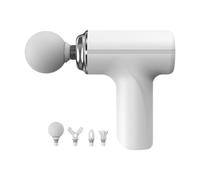 Portable Electric Muscle Massager - 4 Head Neck Device, Deep Tissue Relief Tool | For Shoulder Back Leg Arm Body Men Women Home Gym Office Travel Use, Body Massager, Neck Device, Portable Mass