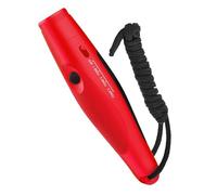 Portable Electric Whistle, Red Handheld Alarm Tool, 3 Tone Safety Whistle with Loud Sound Design, Alert Device, for Hiking Camping Travel and Training, Survival Tool for Outdoor Pe Use