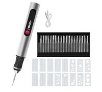 Portable Engraving Pen Featurings Powerful Motor Adjustable Speed for Detailed Works on Multiple Materials Electric Engraving Pen