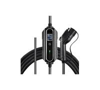 Portable EV Charger 15A 16A 32A Level 1 Level 2 NEMA 6-20 NEMA 14-50 110-240V Waterproof for Charging Electric Cars(32A Level 2)