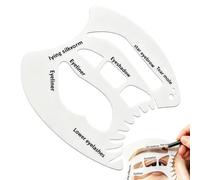 Portable Eyebrow Guide Tool Flexible Cosmetic Stencil Precision Helper