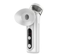 Portable Facial Steamer Hydrating Mister - Soothing Moisturizing Device with Hot Compress & Atomization Modes, USB Rechargeable Skin Soother for Home Office Travel