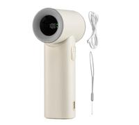 Portable Fan, 3000mAh Personal Rechargeable Handheld Fan, 5 Speed Lightweight Conditioner with Lanyard, Quiet Powerful Airflow, USB Charging Design, Ideal for Car, 12x5.7x4.2cm