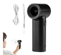 Portable Fan, 3000mAh Rechargeable Handheld Airflow, 4.72x2.24x1.65 Inches Comfortable Use & Compact Design, Lanyard Included for Car, Camping, Bedroom, Travel, Outdoor, and Beach