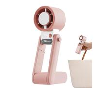 Portable Fan - 6x5x18cm Foldable Rechargeable Cooler, Digital Display Mini