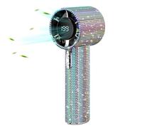 Portable Fan - ABS Standard | Rhinestone Hand Held | For Travel Makeup