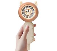Portable Fan, Bear Foldable Travel Fan, Cute Rechargeable Wind Blower, Compact Lightweight Design, Quiet Powerful Airflow, Ideal for Gym, Desk, Workout, Kids, Home, Camping, Commuting