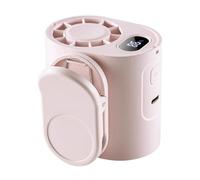 Portable Fan Clip On - 360 Degree Rotatable USB LED Display,Personal Neck Fan Clip On,for Camping Outdoor Beach Festival Sports Offices Desk Hiking Fishing Shopping Vacation