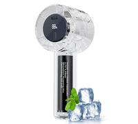 Portable Fan Handheld | USB Rechargeable Personal Fans | Digital Display Mini Cooling Fans | Powerful Quiet Hand Fan Adjustable Speed Compact Travel Cooling Device Lightweight Design for Women Men Out