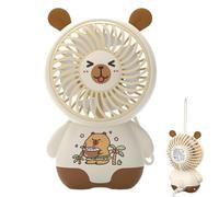 Portable Fan Rechargeable Capybara Cute Mini Pocket Fan USB Desk Fans