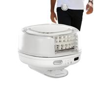 Portable Fan - Waist Clip Cooling Device, Rechargeable Bladeless Personal Air Cooler with 360 Degree Rotating Silent Breeze Circulation Feature, Hands Free Wear Design, Ideal for Outdoor Travel Campin