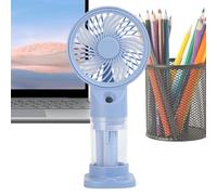 Portable Fan with Mist, Foldable Air Cooler, Handheld Mister Fan, 3-Speed Cooling Function, for Summer Travel, Outdoor Relaxation, Beach, Gym, Camping, Home, Picnic, Shopping