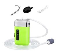Portable Fishing Aerator - Smart Induction Pump, Quiet USB Rechargeable Oxygen Bubbler, Triple Filter Side Sensor Water Machine, Auto Oxygenation Supply Kit - For Outdoor Pond Bucket Lake
