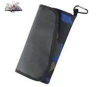 Portable Fishing Lure Storage Bag, Multi-Layer Tackle Binder with Buckle, Large Capacity Clear Lure Binder Tackle Bag for Soft Plastic Baits Jigs (A)
