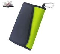 Portable Fishing Lure Storage Bag, Multi-Layer Tackle Binder with Buckle, Large Capacity Clear Lure Binder Tackle Bag for Soft Plastic Baits Jigs (B)