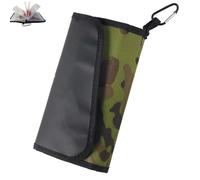 Portable Fishing Lure Storage Bag, Multi-Layer Tackle Binder with Buckle, Large Capacity Clear Lure Binder Tackle Bag for Soft Plastic Baits Jigs (C)