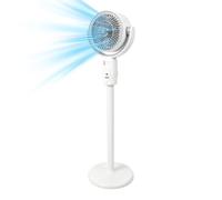 Portable Floor Fan Rechargeable Height Adjustable Quiet Air Circulator