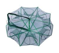Portable Folded Cast Net, Portable Efficient Fish Trap, Fishing Accessories | Fishing Bait Trap Retractable Mesh Catching Bait Fish for Minnows, Lobster, Crawfish, Shrimp, Crayfish, Accessories