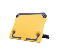 Portable Folding Bookend Rack with Anti-slip Pad 1 Piece Yellow