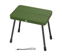 Portable Folding Chair, Outdoor Folding Stool, 11.42x7.87x9.84 inches, Aluminum Alloy Small Bench, Compact Design, Ideal for Travel, Fishing, Picnic, Gardening, Black/Green/Coffee