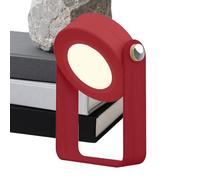 Portable Folding Lamp - Desk Bedside LED Night Light | Dimmable Touch Panel with Adjustable Angles, Compact Rechargeable Light for Study, Bedroom, Office Travel Use Compact and Space Saving 9.8×5.6in