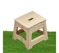 Portable Folding Stool - Thickened Construction, Garden Fishing Travel Seat | Foldable Stool Chair for Outdoor Garden Backyard Fishing Hiking Backpacking Travel Picnic