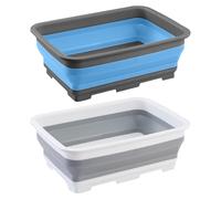 Portable Foot Bath, Folding Pool Foot Tub, Feet Soaking Bucket with Handle, Travel Camping Outdoor Beaches Salon Pedicure Use for Kids Adults 14.57x10.63x4.65 Inches