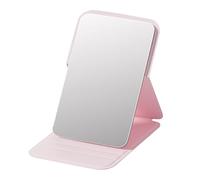 Portable Frameless Travel Mirror - High Definition Folding Vanity Mirror, Multifunctional Makeup Accessory With Soft PU Leather Cover | For Bedroom Bathroom Daily Grooming Use, Makeup Miror, Portable