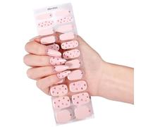 Portable Gels Nails Stickers with Alcohols and Tools for Travel Touches Up Not Light Needed Feature Not Heat Nails