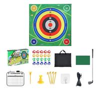 Portable Golf Hitting Turf Mat - Sports Exercise Equipment, Anti-Slip Practice | Kids Beginners Outdoor Indoor Home Backyard Range Office Lawn Garage Courtyard Swing Training Support