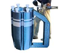 Portable Golf Stand, Lightweight Club Holder, 7.87 Inches Carry Bag with Convenient Pockets, Sturdy Fabric Design, Golf Equipment with Easy Access, Training Gear for Golfers and Practice Sessions