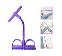 Portable Gym Bands - Fitness Bands Resistance Set | Pull Up Assist Bandss, Stretch Rope Exercise Band 4 Tube Pedal Ankle Puller - Handles Attached Rope, Sit Up Workout Equipment For Beginners Women