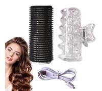 Portable Hair Curlers - USB Electric Bangs Curler, Styling Rollers, Self