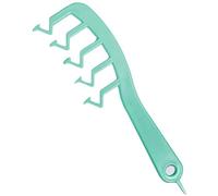 Portable Hair Root Hair Salon Accessori per lo styling soffici Strumento per parrucchiere Pettine per cuciture per capelli Pettine per parrucchieri (verde) Practical treatment