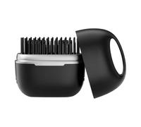 Portable Hair Straightener - Quick Styling, Rechargeable 2-in-1 Straightener Brush with Rapid Heat | Type-C Cordless Comb for All Hair Types | For Women Travel, Hotel, Daily Commute, Weekend Trip