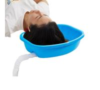 Portable Hair Washing Station - Hair Wash Basin, Neck Support Tray Use, Durable Material, Reusable Buddy Tray Design, Bedside Haircuts Coloring, Elderly Disabled Assisted Bathing Tool