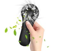 Portable Hand Fan - Ergonomic Rechargeable Brushless Motor Summer Cooling